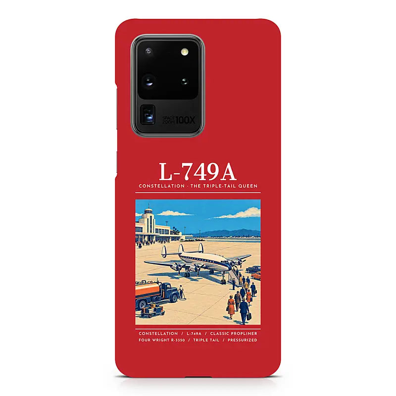 L-749A Constellation - Poster - Samsung Case - Red
