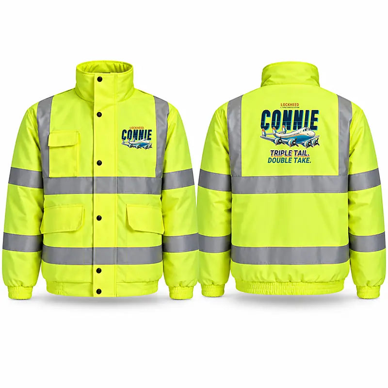 L-749A Constellation Reflective Winter Jackets - Cartoon - Fluorescent Yellow