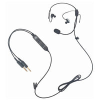 Thumbnail for Black Colour In-ear Aviation Headset Aviation Headphones Passive Noise Cancelling For Pilot And Passenger Students
