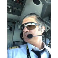 Thumbnail for Black Colour In-ear Aviation Headset Aviation Headphones Passive Noise Cancelling For Pilot And Passenger Students