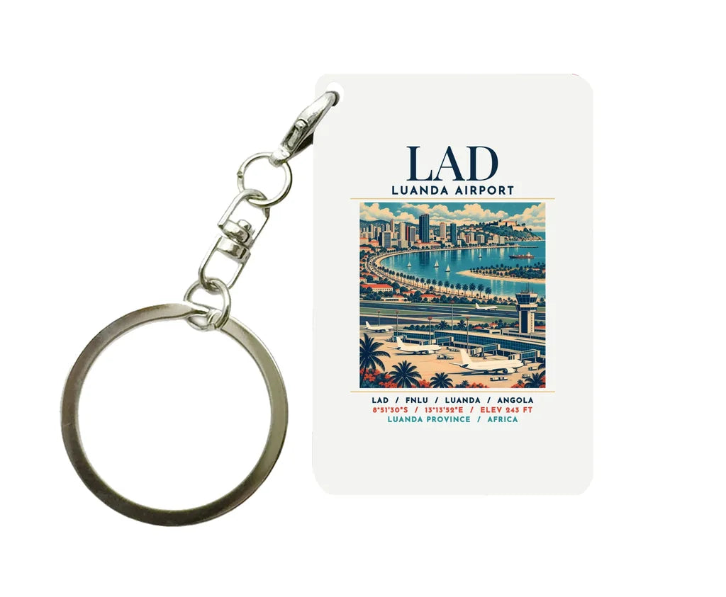 LAD - Poster - Key Chain - White