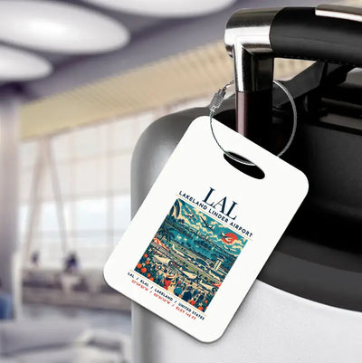 LAL - Poster - Luggage Tag - White