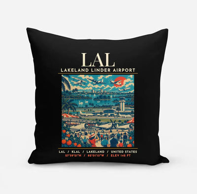 LAL - Poster - Pillow - Black