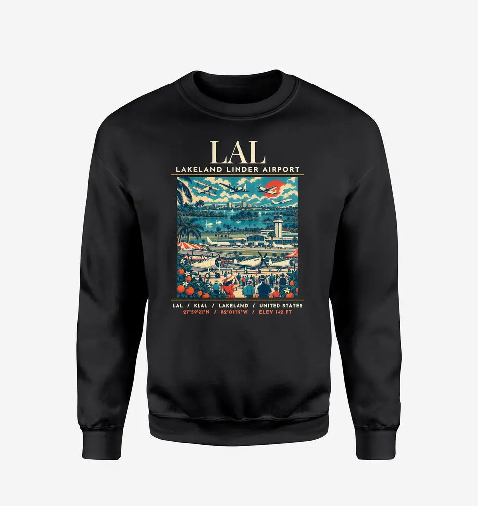 LAL - Poster - Sweatshirt - Black