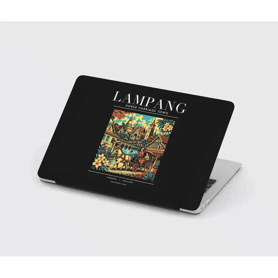 LAMPANG - Poster - MacBook Case - Black