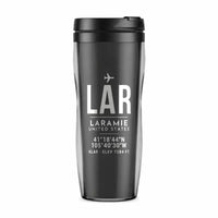 Thumbnail for Laramie Regional Airport (LAR) Travel Mugs - ID Tag - Plastic (No Holder) - Gray