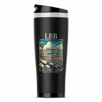 Thumbnail for Lubbock Preston Smith International Airport (LBB) Travel Mugs - Poster - Stainless Steel (No Holder) - Black