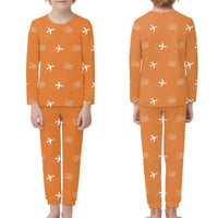 Thumbnail for Lübeck Blankensee Airport (LBC) Pajamas - Children Pajamas - Orange