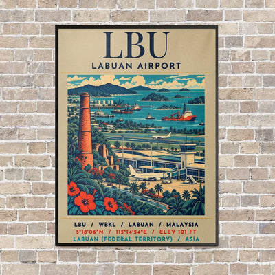 LBU - Poster - Canvas Framed - Beige