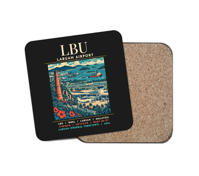 LBU - Poster - Coaster - Black