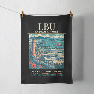 LBU - Poster - Towel - Black