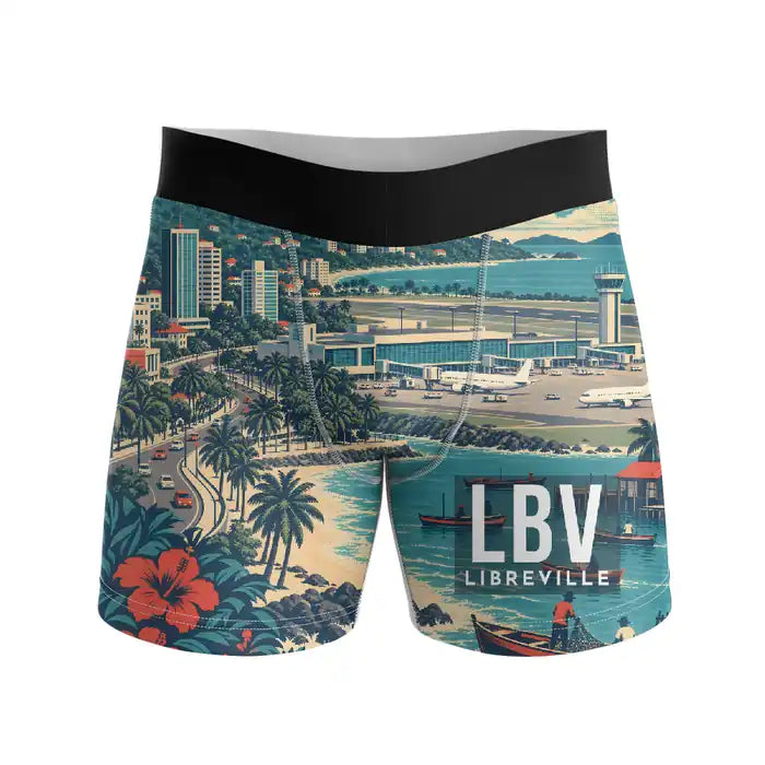 Leon-Mba International Airport (LBV) Men Boxers - Scene