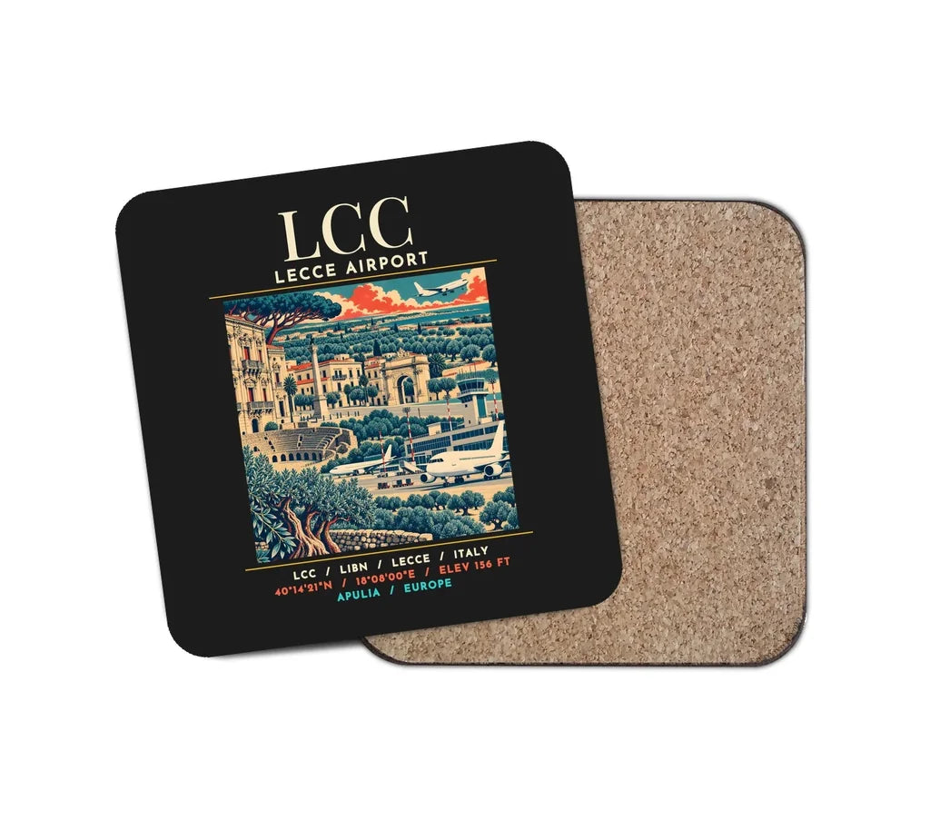 LCC - Poster - Coaster - Black