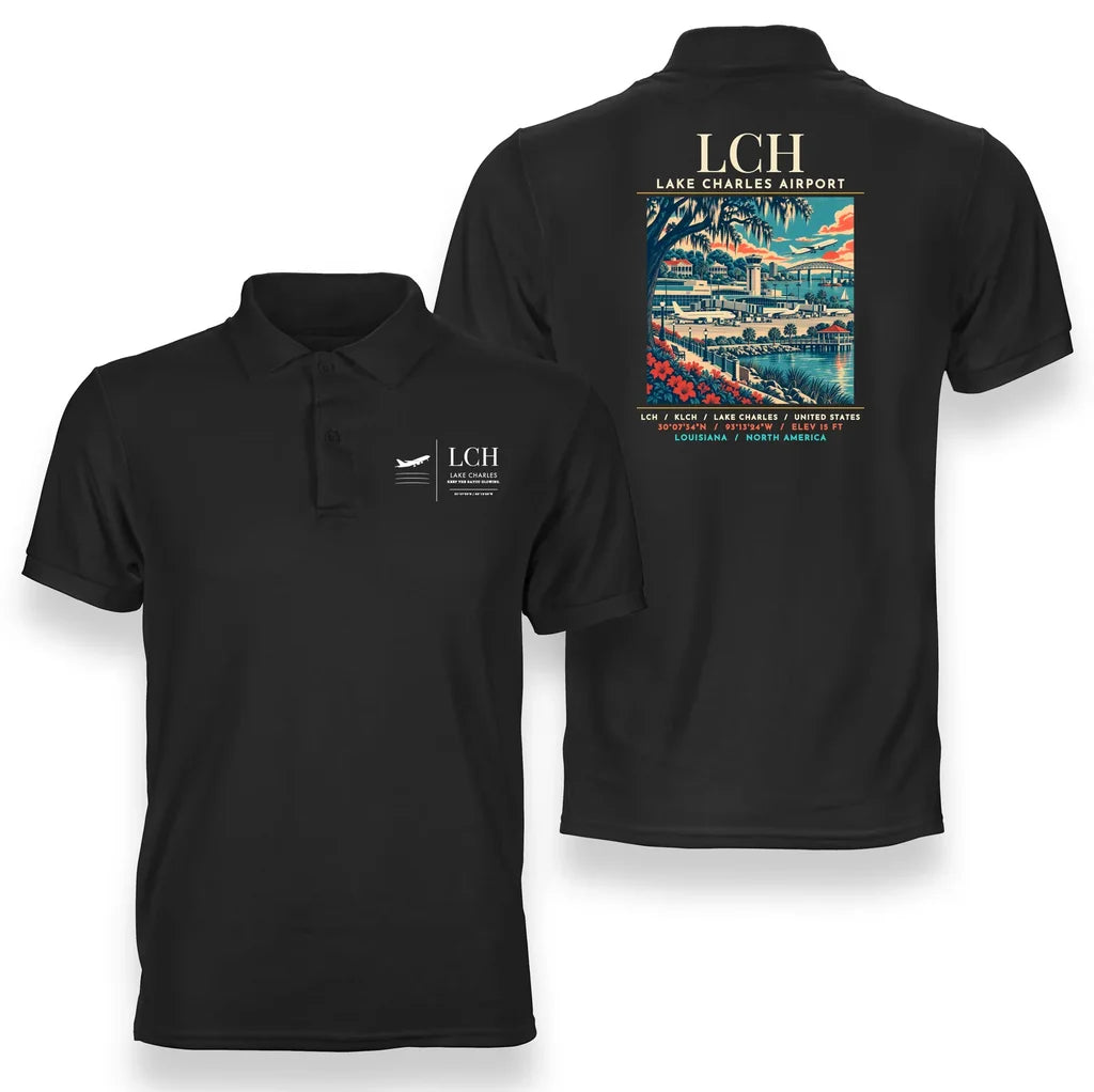 LCH - Poster - Double-Side Polo - Black