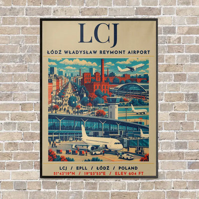 LCJ - Poster - Canvas Framed - Beige