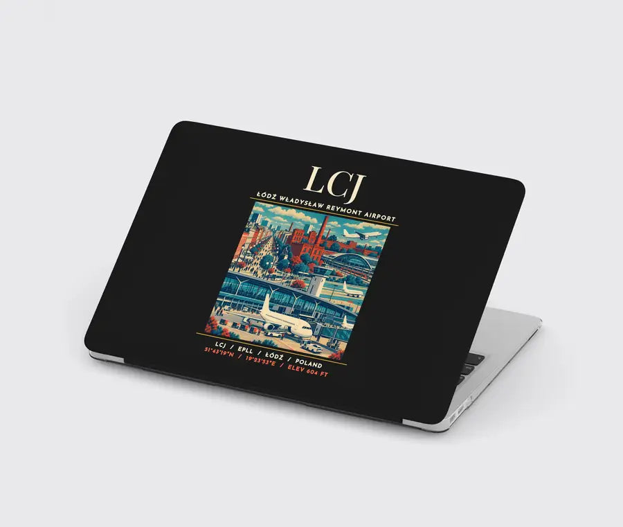 LCJ - Poster - MacBook Case - Black