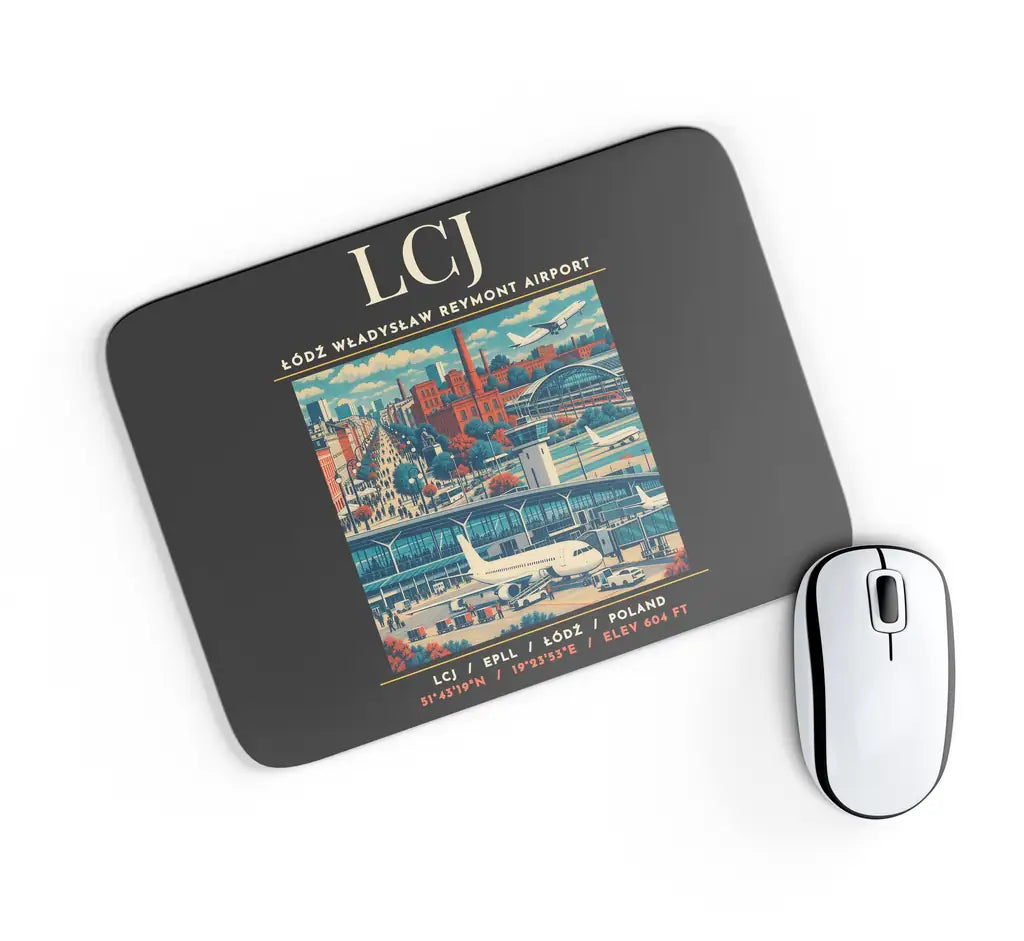 LCJ - Poster - Mouse Pad - Black