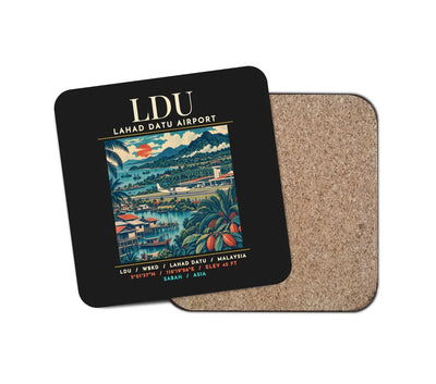 LDU - Poster - Coaster - Black