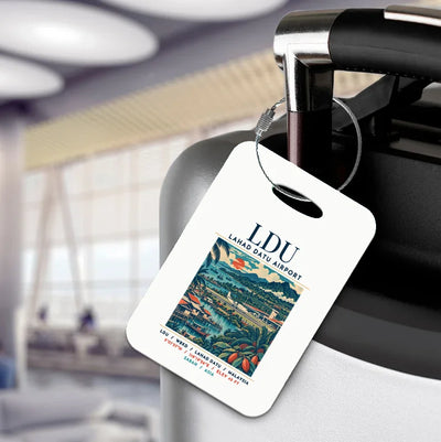 LDU - Poster - Luggage Tag - White