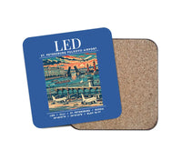 Thumbnail for LED - Poster - Coaster - Blue
