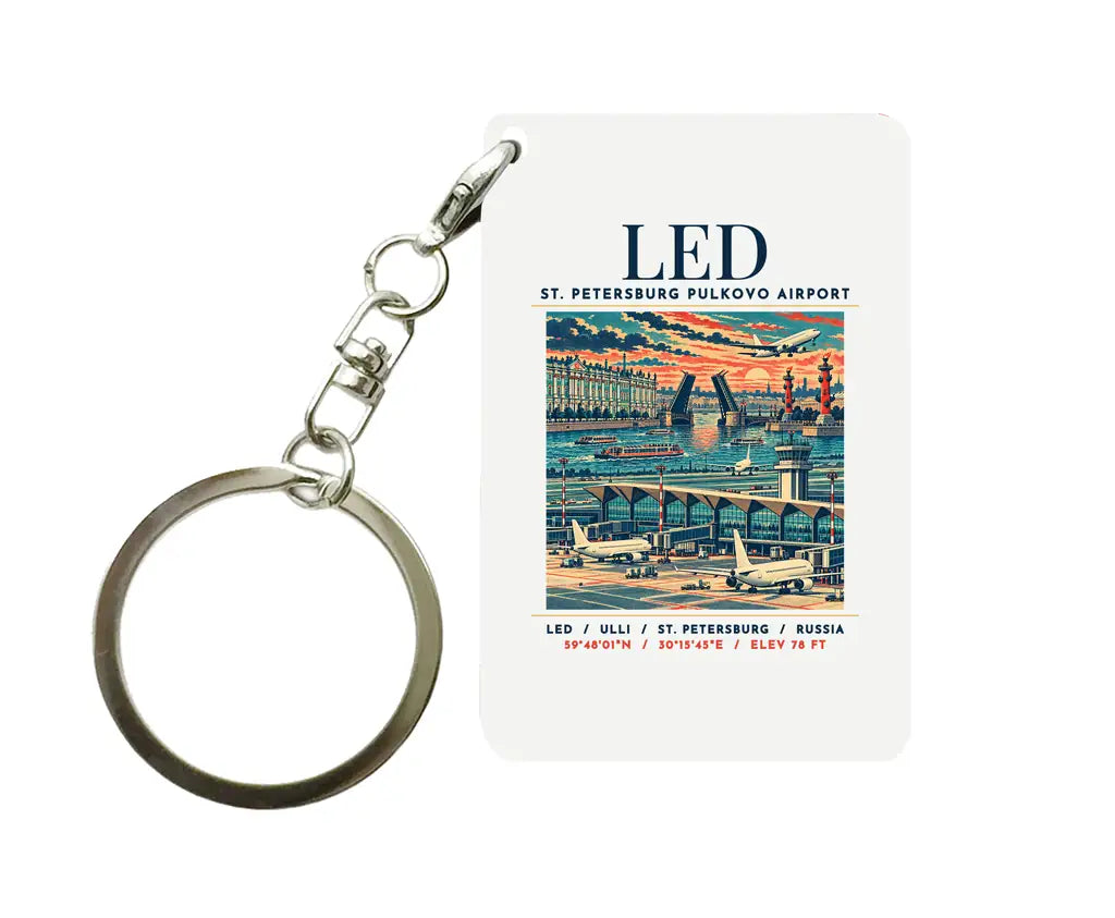 LED - Poster - Key Chain - White