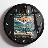 Thumbnail for LED - Poster - Wall Clock Framed - Black