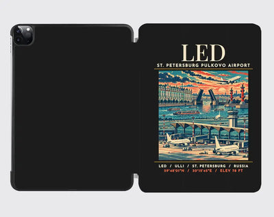 LED - Poster - iPad Case - Black
