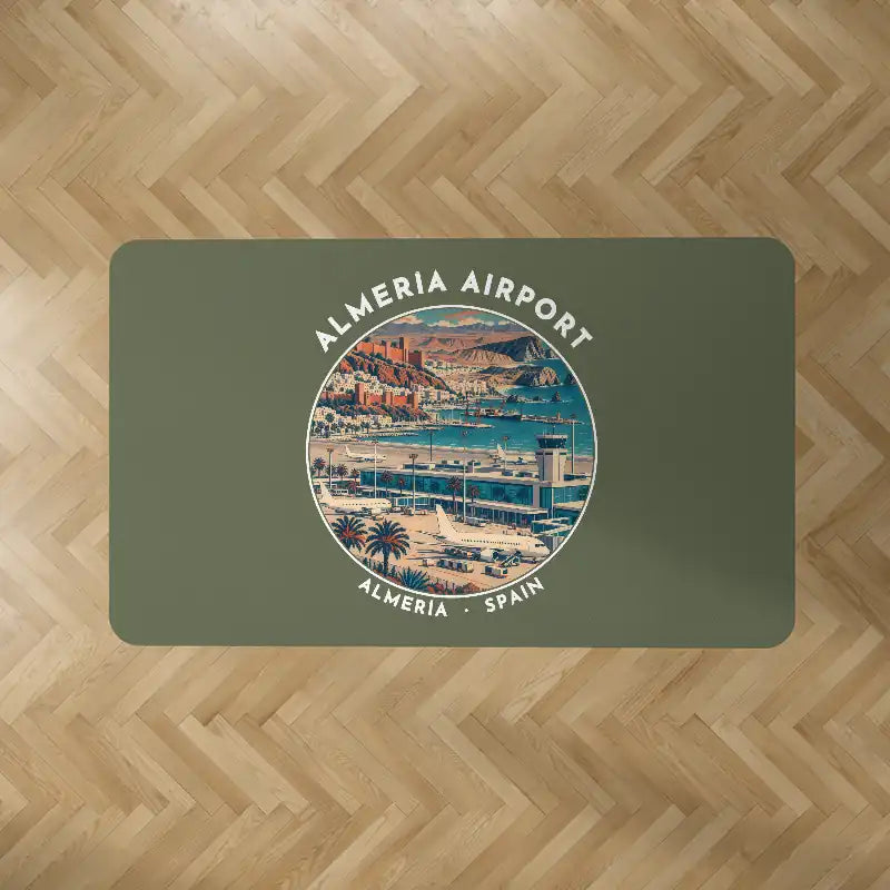Almería Airport (LEI) Carpets - Carpet Rectangle - Badge - Green Army V2