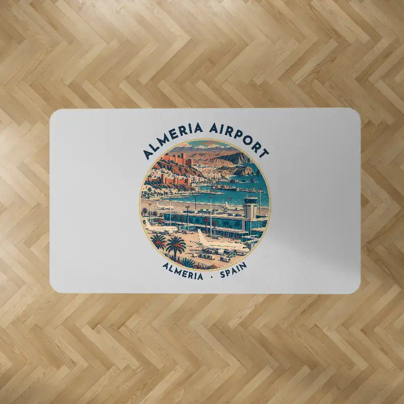 Almería Airport (LEI) Carpets - Carpet Rectangle - Badge - Light Gray