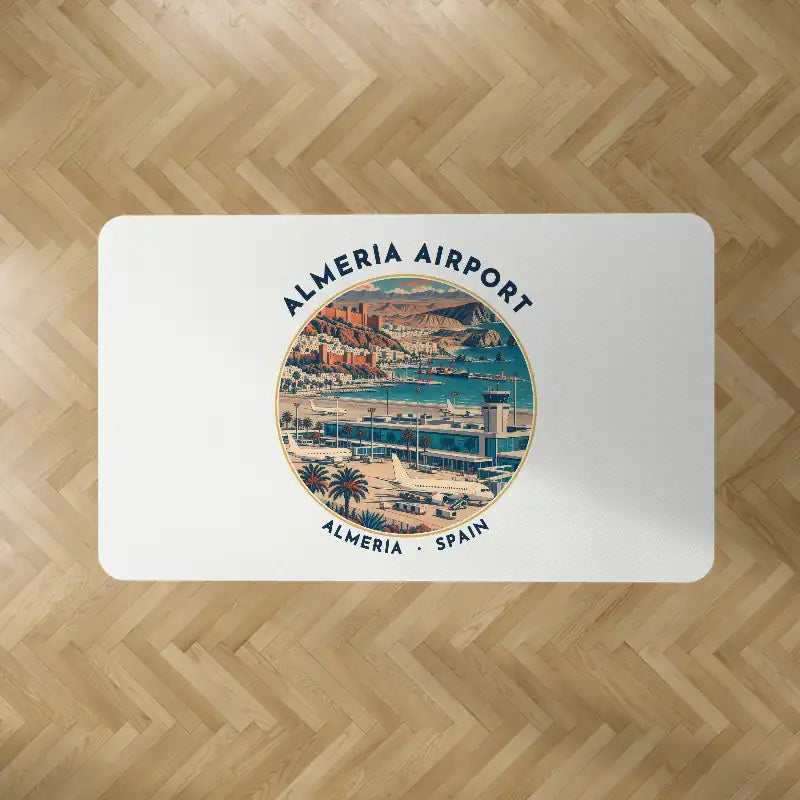 Almería Airport (LEI) Carpets - Carpet Rectangle - Badge - White V2