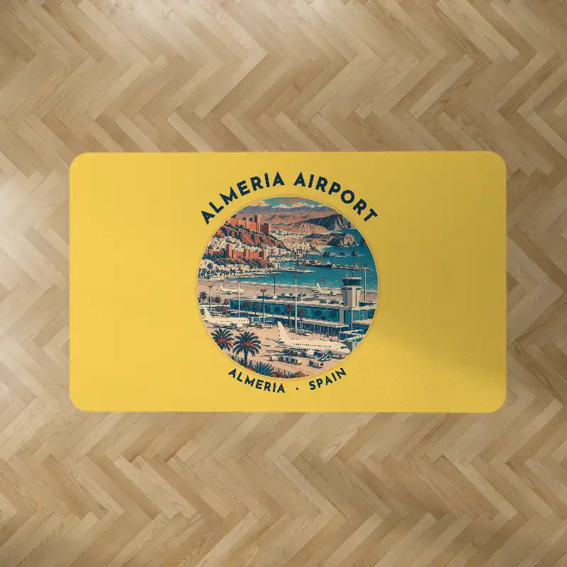 Almería Airport (LEI) Carpets - Carpet Rectangle - Badge - Yellow