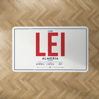 Thumbnail for Almería Airport (LEI) Carpets - Carpet Rectangle - ID Tag - White