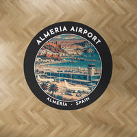 Thumbnail for Almería Airport (LEI) Carpets - Carpet Round - Badge - Black