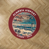 Thumbnail for Almería Airport (LEI) Carpets - Carpet Round - Badge - Dark Red V2