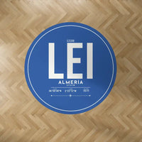 Thumbnail for Almería Airport (LEI) Carpets - Carpet Round - ID Tag - Blue V2