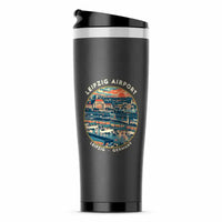 Thumbnail for Leipzig–Halle Airport (LEJ) Travel Mugs - Badge - Stainless Steel (No Holder) - Gray