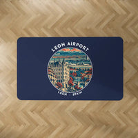 Thumbnail for León Airport (LEN) Carpets - Carpet Rectangle - Badge - Dark Blue