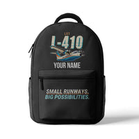 Thumbnail for LET L-410 UVP-E20 - 3D Backpack - Cartoon + Name - Gray