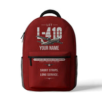 Thumbnail for LET L-410 UVP-E20 - 3D Backpack - Original + Name - Red
