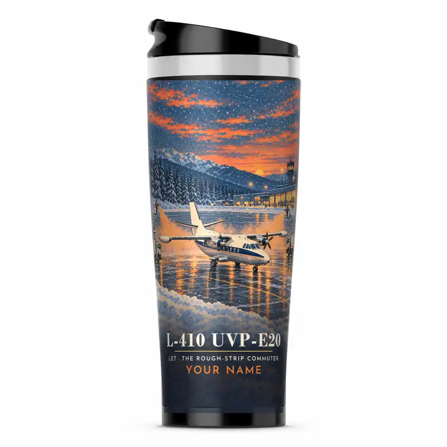 LET L-410 UVP-E20 - 3D + Name - Stainless Steel (No Holder) - Full Print
