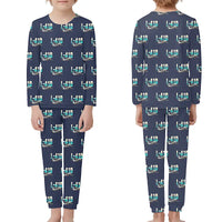Thumbnail for LET L-410 UVP-E20 - Children Pajamas - Original Pattern - Navy Blue