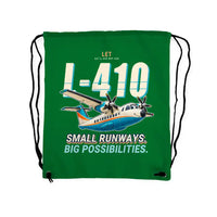 Thumbnail for LET L-410 UVP-E20 - Drawstring Bag - Cartoon - Green