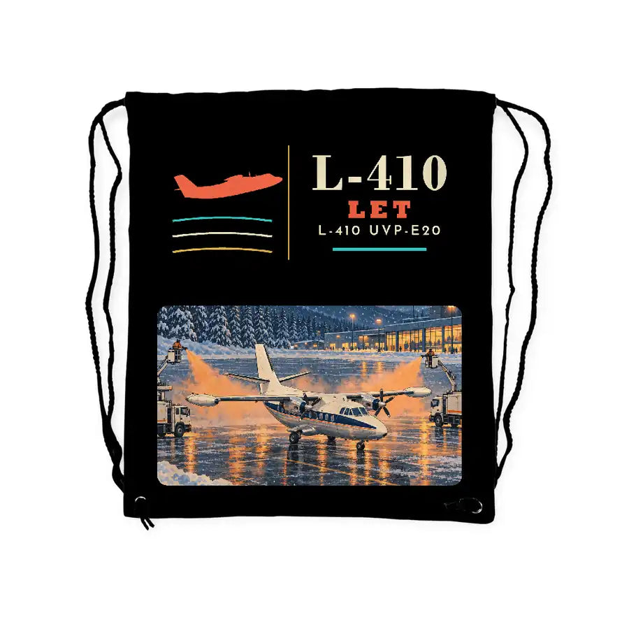 LET L-410 UVP-E20 - Drawstring Bag - Classic - Black