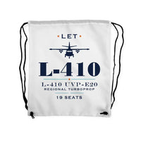 Thumbnail for LET L-410 UVP-E20 - Drawstring Bag - Heritage - White
