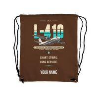 Thumbnail for LET L-410 UVP-E20 - Drawstring Bag - Original + Name - Brown