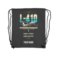 Thumbnail for LET L-410 UVP-E20 - Drawstring Bag - Original + Name - Gray