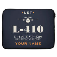 Thumbnail for LET L-410 UVP-E20 - Heritage + Name - Laptop Sleeve