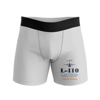 Thumbnail for LET L-410 UVP-E20 - Men Boxers - Heritage + Name - Light Gray