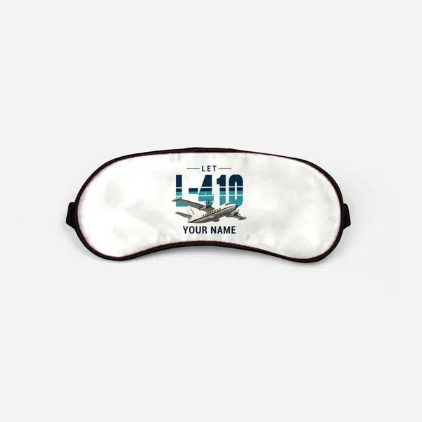 LET L-410 UVP-E20 - Original + Name - Sleep Mask - White