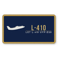 Thumbnail for LET L-410 UVP-E20 Patches - Rectangle - Navy Gold